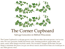 Tablet Screenshot of hilbertcornercupboard.com